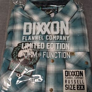 DIXXON Blue and White Casual Button Down Shirt for Effortless Style
